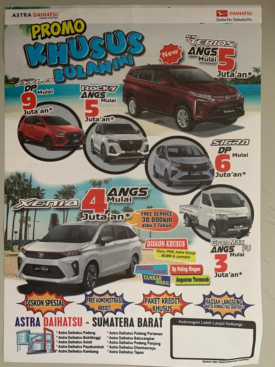 promo daihatsu padang